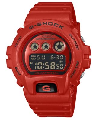 Мужские японские кварцевые часы G-Shock из красной смолы 50 мм