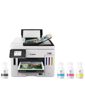 Цветной струйный принтер Canon MAXIFY GX7120 Wireless MegaTank Duplex All-in-One, факс, Белый белый