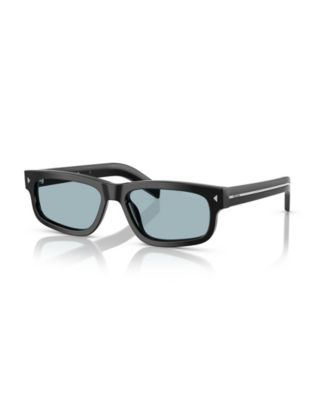 Мужские прямоугольные солнцезащитные очки Prada, PR B11S, черный