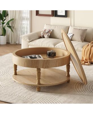 Журнальный столик Streamdale Furniture с двумя ящиками для хранения, 31,5