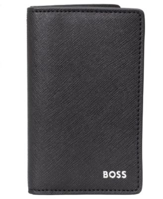 Мужской кошелек Zair двойного сложения от Hugo Boss, черный