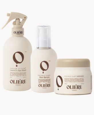 Oliere Paris Color Eclat Восстанавливающее и защитное трио для ухода за волосами, цена 219 долларов, без цвета