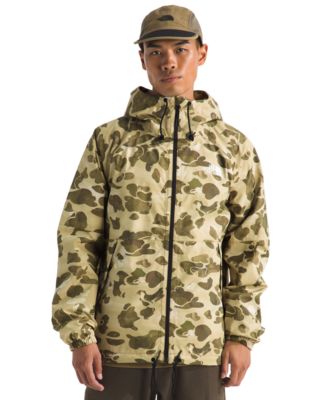 Мужская куртка с капюшоном от дождя Antora The North Face коричнево-бежевого цвета