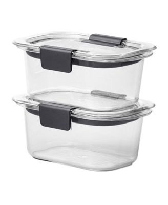 Rubbermaid Brilliance, 2 шт. Набор контейнеров для хранения продуктов