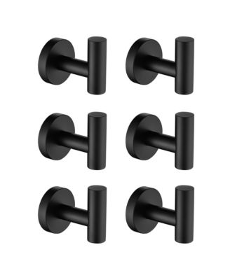 RAINSKEN, 6 комплектов настенных крючков из нержавеющей стали, крючок для полотенец и одежды для ванной комнаты, Спальни, кухни