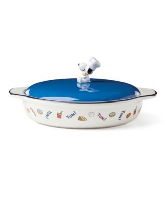 Lenox Chef Snoopy, 40 унций Форма для запекания с крышкой