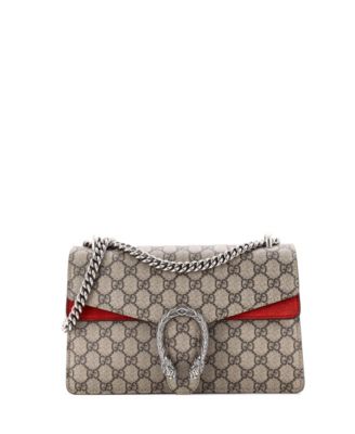 Бывшая в употреблении маленькая сумка Gucci Dionysus коричневого цвета из холста с покрытием GG