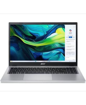 Ноутбук Acer Touch Aspire Go - 8 ГБ оперативной памяти - AMD Ryzen 3 7320U - 56 ГБ SSD серебристого цвета