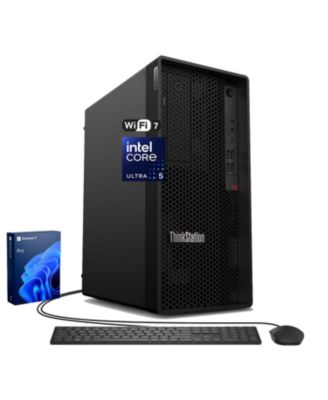 Настольная рабочая станция LENOVO ThinkStation P2 Intel Core Ultra 5 64 ГБ оперативной памяти Intel Graphics 2 ТБ SSD-накопителя Windows 11 Pro - Черный черный