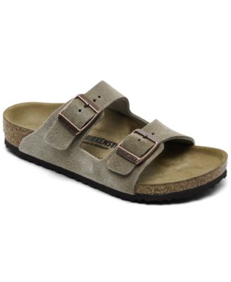 Сандалии из замши Birkenstock Little Kids Arizona от Finish Line коричнево-бежевого цвета