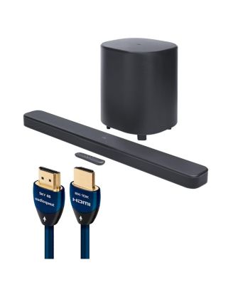 5.1-канальная звуковая панель JBL BAR 500 MK2 с кабелем AudioQuest Sky 3 м HDMI черный