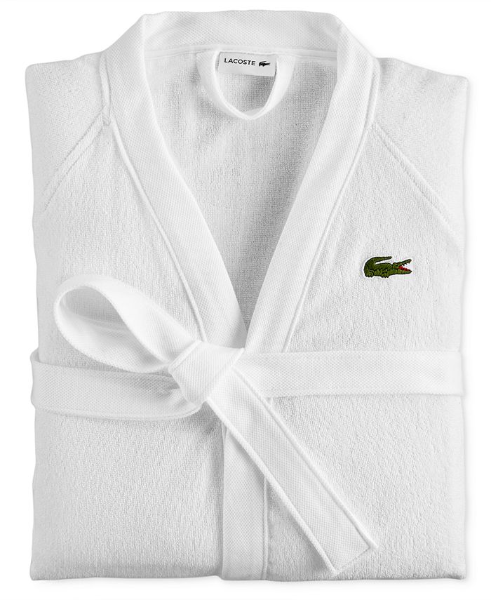 Lacoste Home Pique Bath Robe & Reviews Macy's