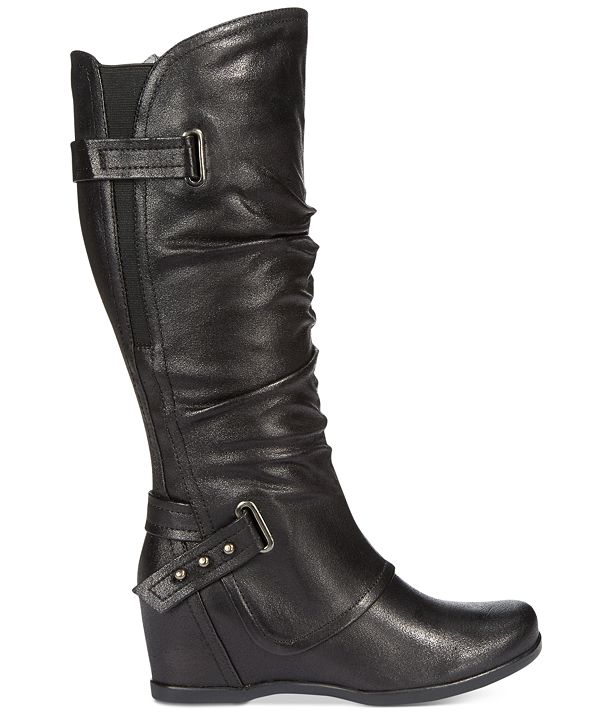 Bare Traps Quivina Hidden-Wedge Boots & Reviews - Boots - Shoes - Macy's