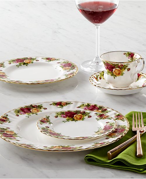 Royal Albert Old Country Roses Dinnerware Collection Reviews Fine China Macy S