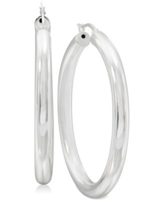 sterling earrings hoops