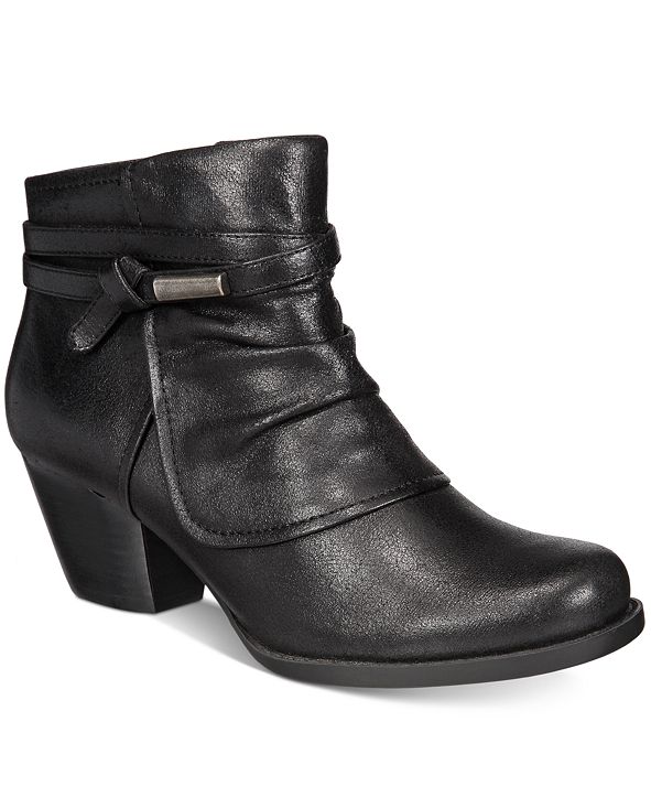 bare traps ivella block heel booties