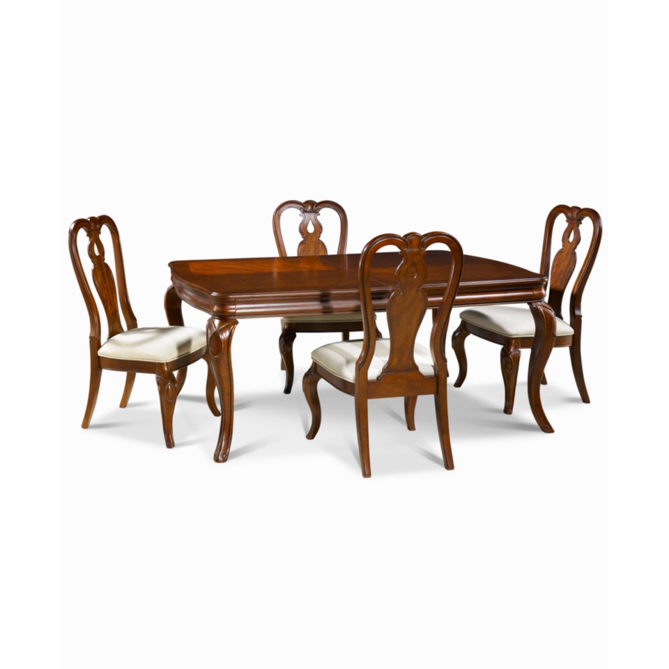    Style 5 Piece Dining Set Rectangular Dining Table and 4 Side Chairs