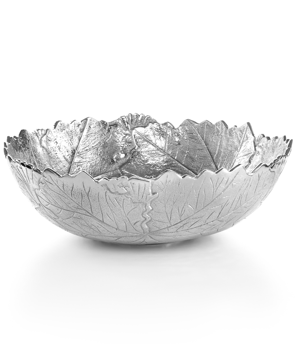 Martha Stewart Collection Serveware, 12 Park Leaves Salad Bowl