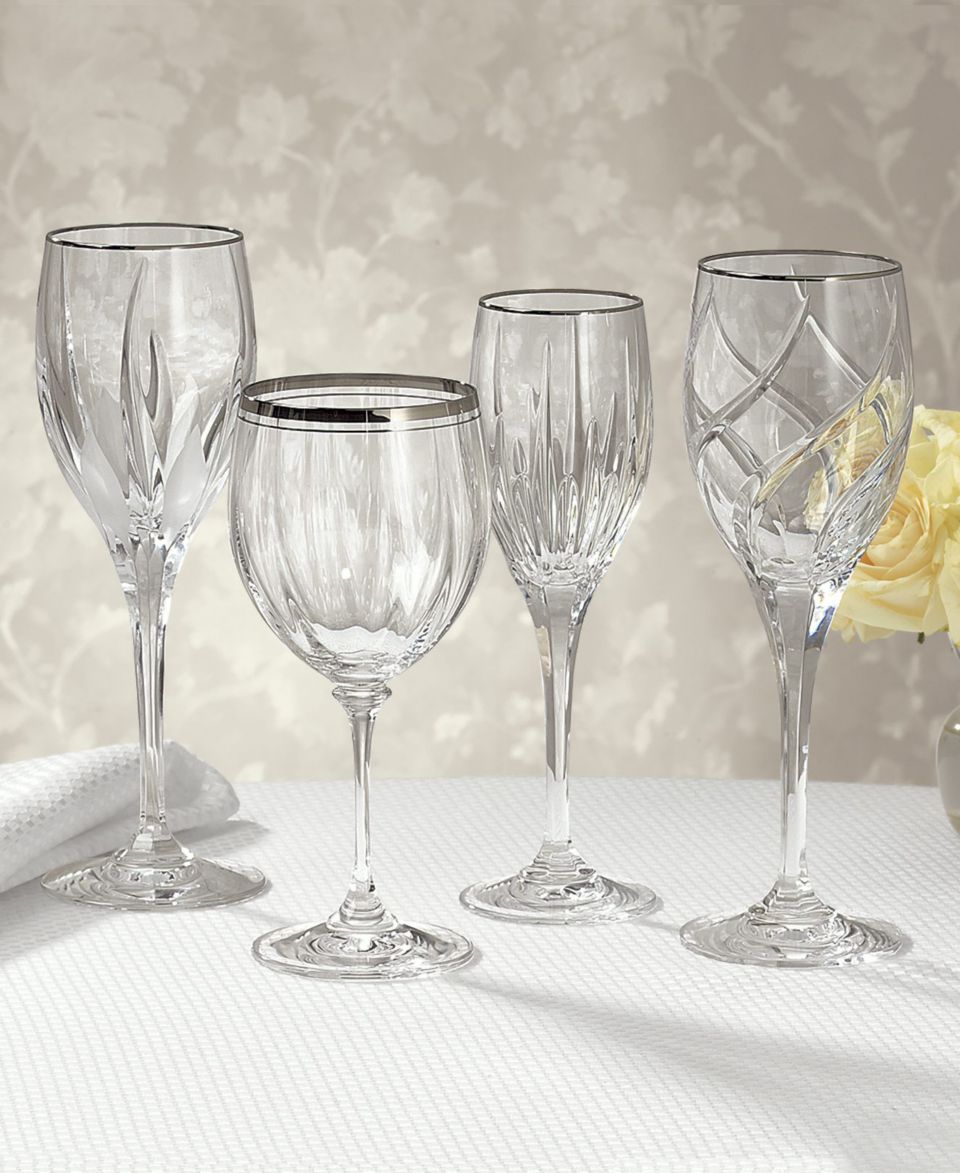 Mikasa Arctic Lights Platinum Flute   Stemware & Cocktail   Dining