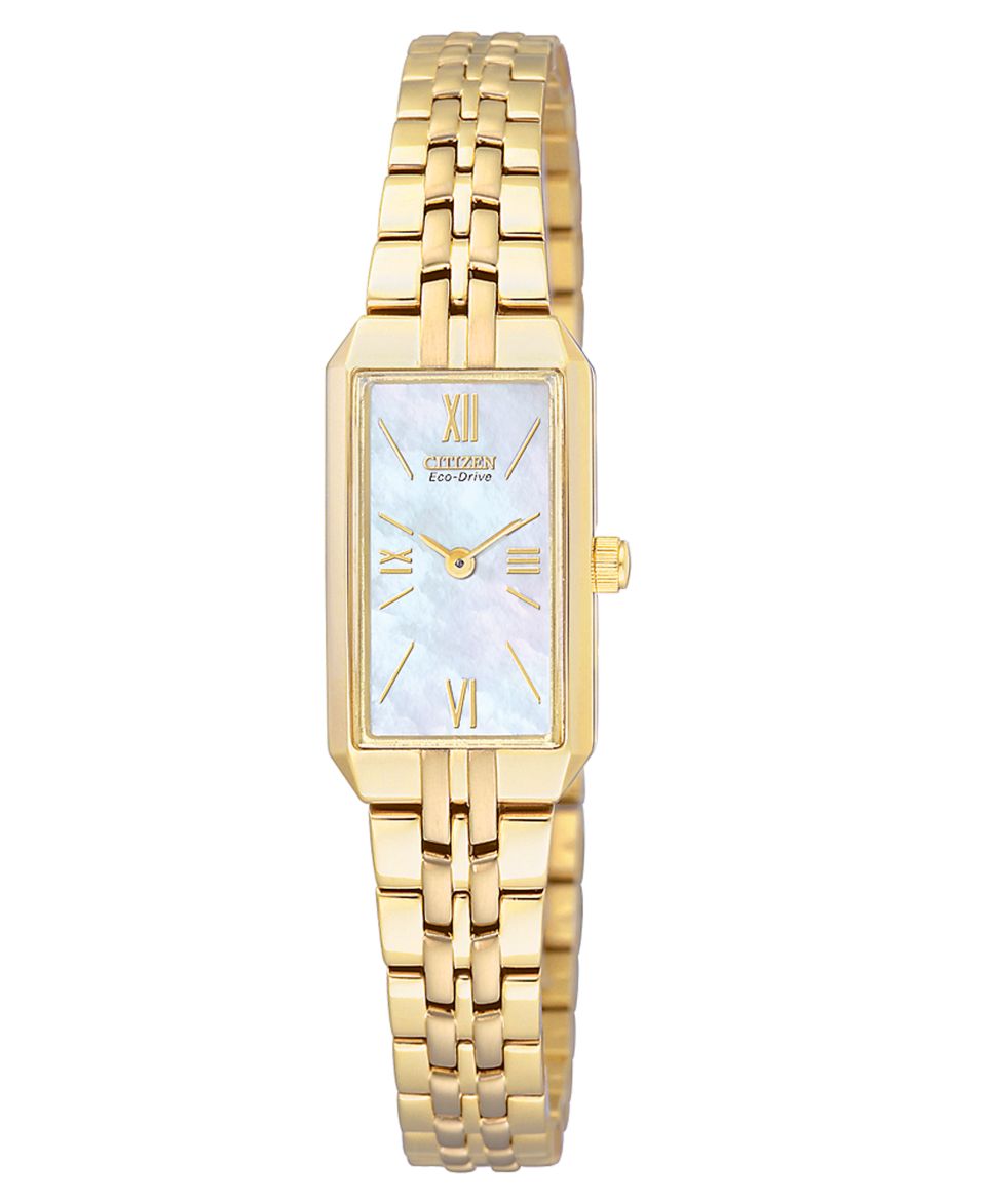 Citizen Watch, Womens Eco Drive Gold tone Stainless Steel Bracelet