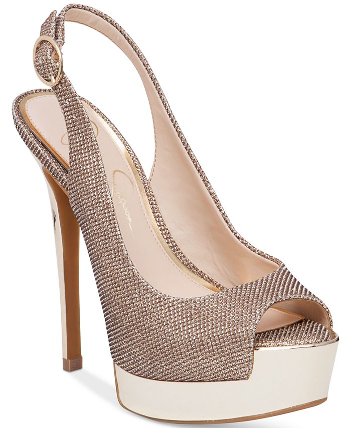 jessica simpson zebra pumps