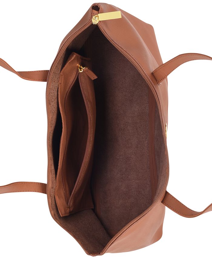 Joy Mangano Christie Leather Tote & Reviews Duffels & Totes Luggage