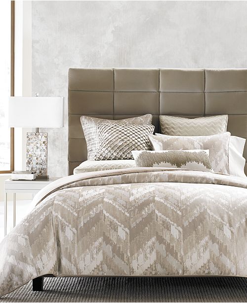 Hotel Collection Closeout Distressed Chevron Bedding Collection Created For Macy S Reviews Bedding Collections Bed Bath Macy S
