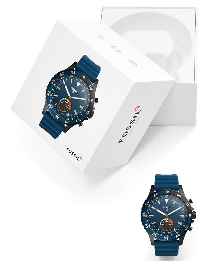 fossil q crewmaster blue