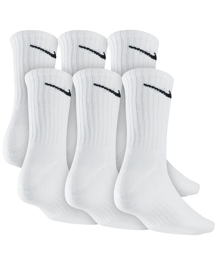 Nike Men's Socks, Dri Fit Crew 6 Pairs & Reviews - Underwear & Socks ...