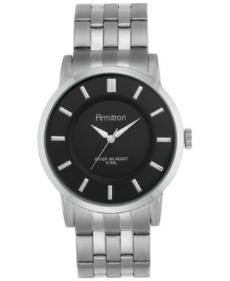 armitron men's stainless steel watch