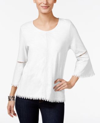 macys white top