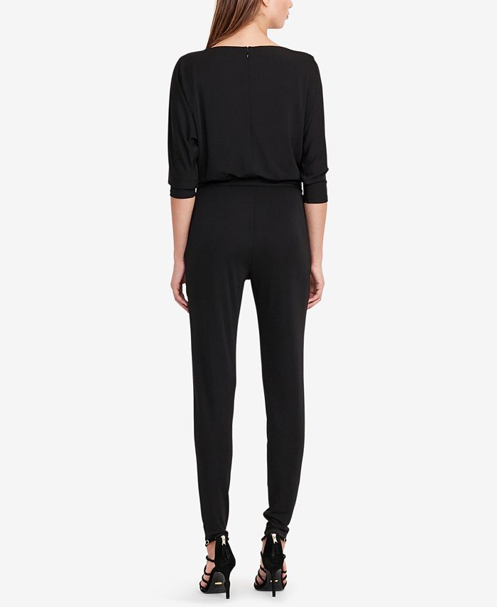 Ralph lauren jumpsuit black and white Clearance