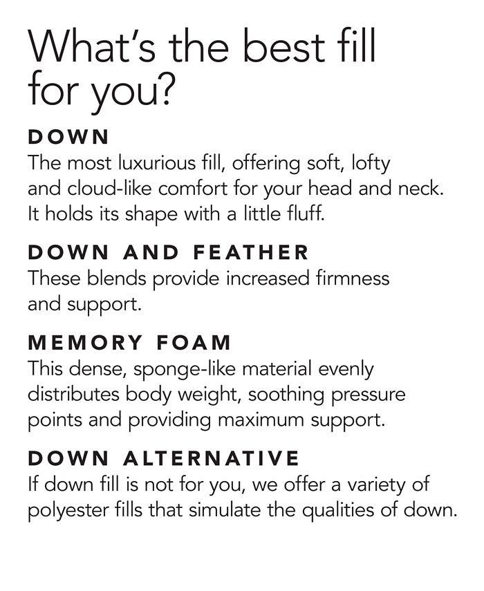 Martha Stewart Collection Feather & Down Standard/Queen Pillow, Created