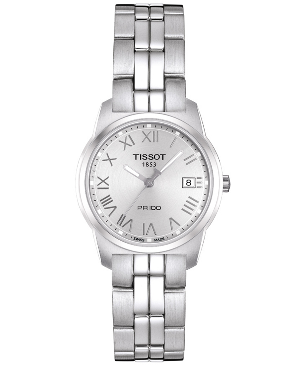 Tissot Watch, Womens Swiss PR 100 Stainless Steel Bracelet T0492101103300   Watches   Jewelry & Watches