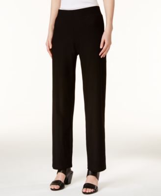 eileen fisher wide leg crepe pants