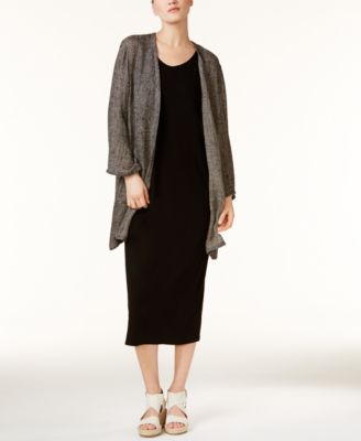 eileen fisher jersey midi dress