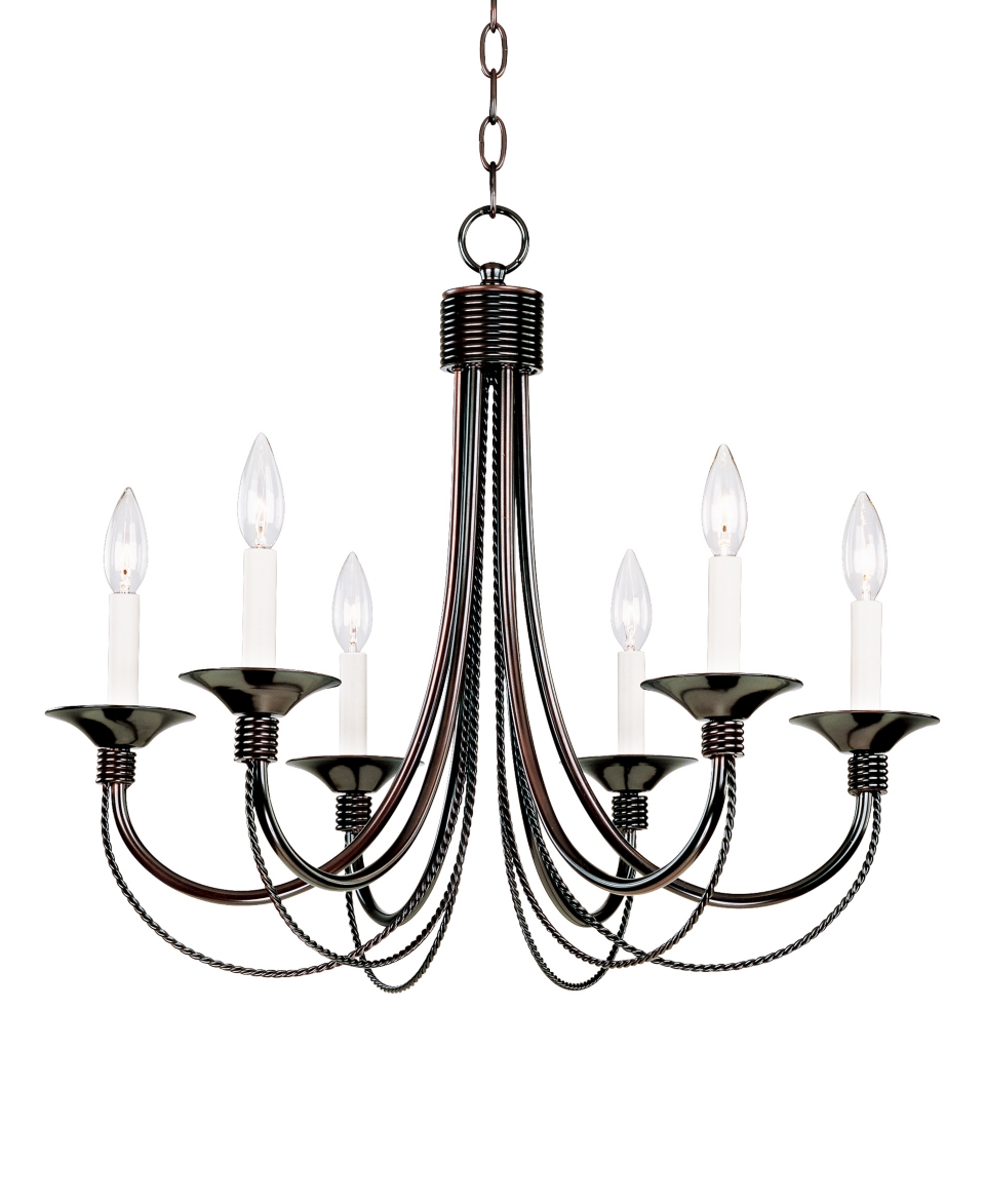 Pacific Coast Chandelier, Twisted Rope   Lighting & Lamps   for the