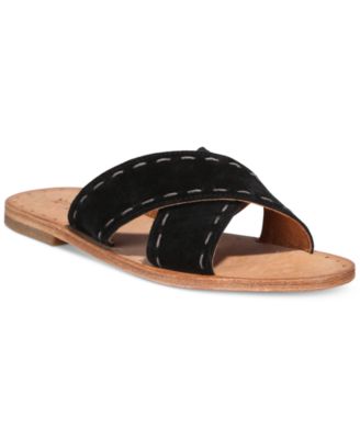 Avery Pickstitch Slide Sandals 