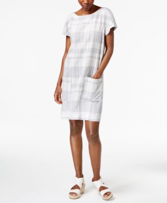 eileen fisher linen dress