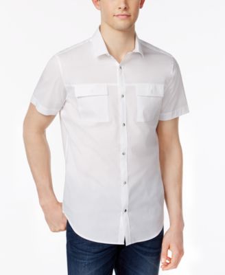 short sleeve snap button shirts