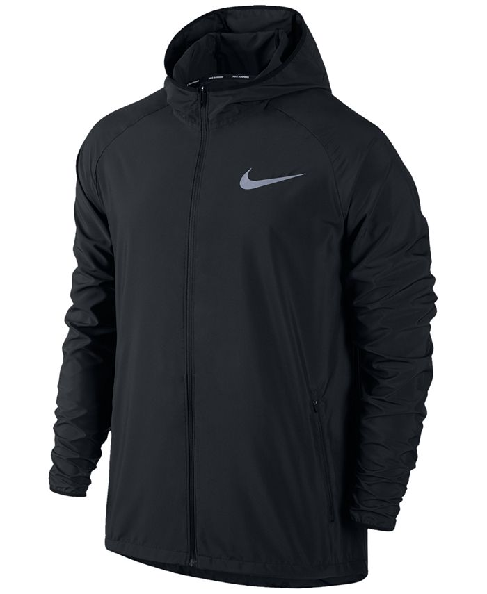 Nike Men's Essential Hooded Water-Resistant Running Jacket & Reviews ...