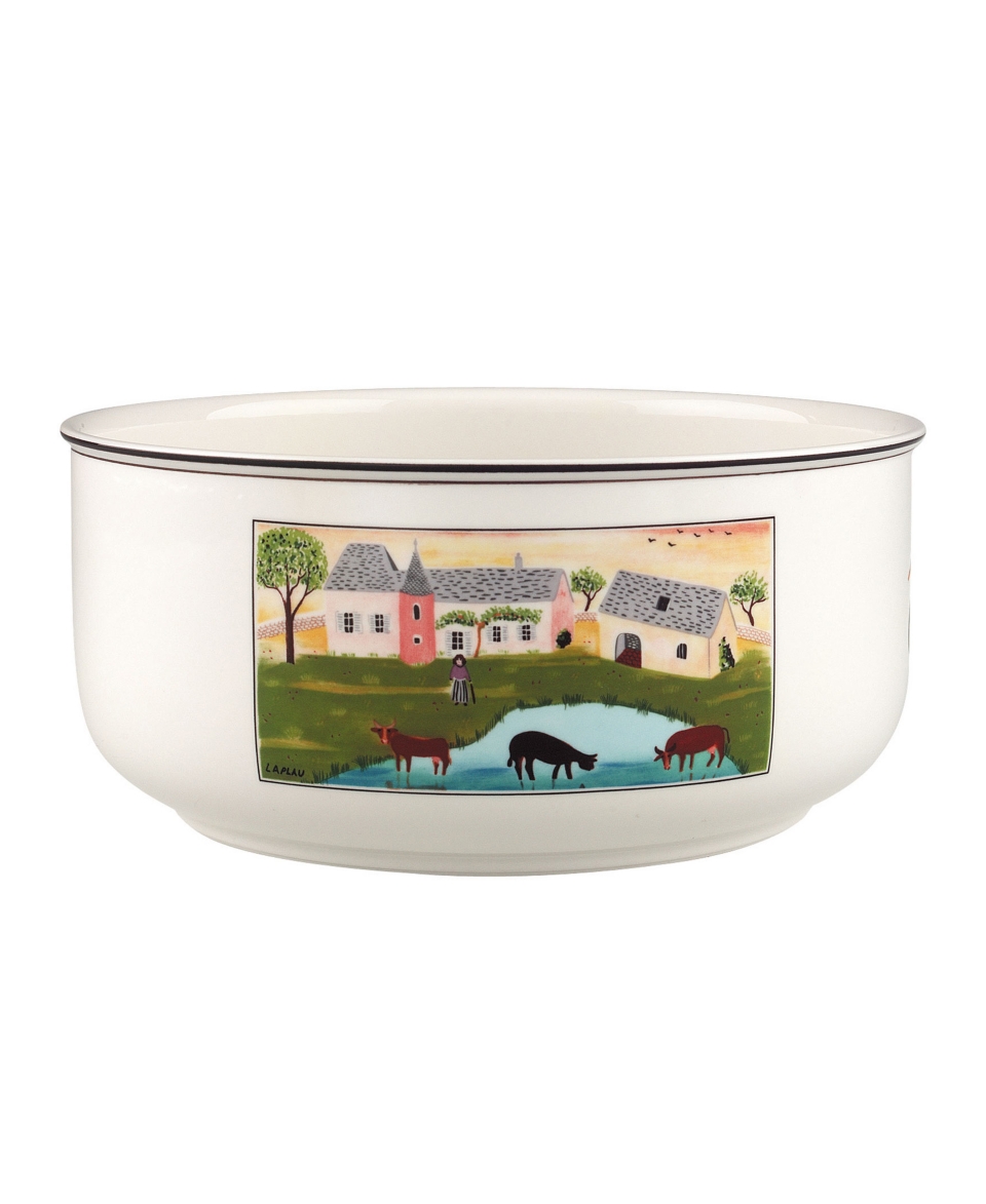 Villeroy & Boch Dinnerware, Design Naif Round Vegetable Bowl Cows