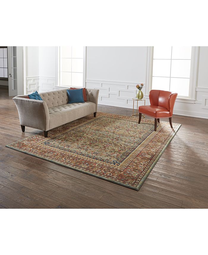 Karastan Spice Market Tigris Aquamarine 2'4" x 7'10" Runner Rug