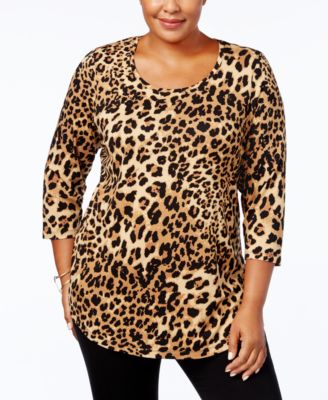 macys jm plus size tops