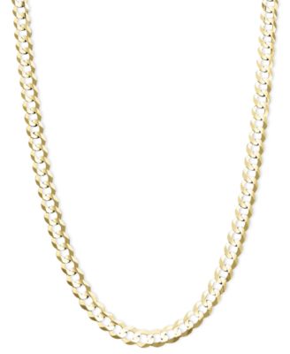 Macy's Curb Chain (4-3/5-7mm) Necklace 