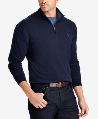 ralph lauren 3 4 zip pullover