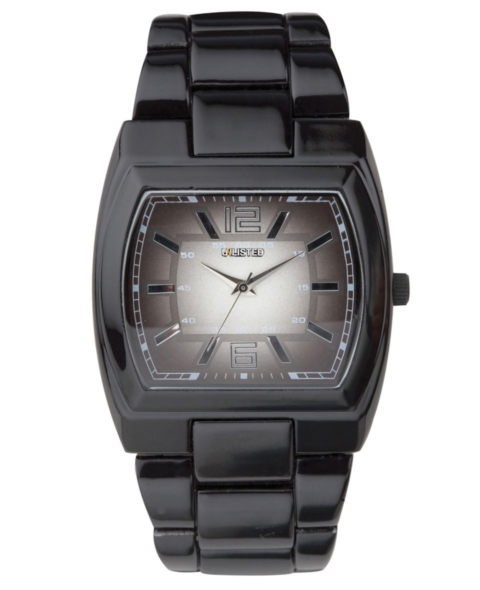 Unlisted Watch, Mens Analog Digital Gunmetal Plated Bracelet UL1069