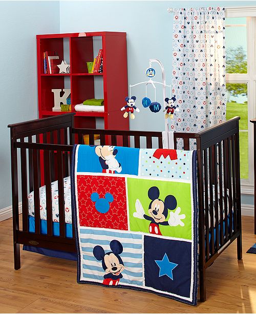Disney Mickey Mouse Baby Bedroom Collection Reviews Bedding Collections Bed Bath Macy S