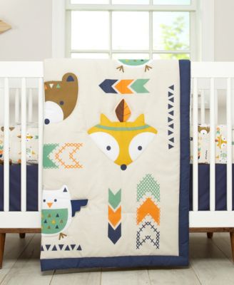 aztec crib bedding set