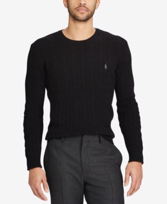 ralph lauren black cashmere sweater